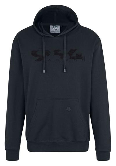 Толстовка с капюшоном и модным принтом 964_BLACK