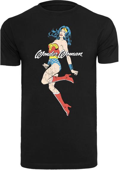 Рубашка с коротким рукавом»Herren Wonder Woman Jump with T-Shirt Round Neck«