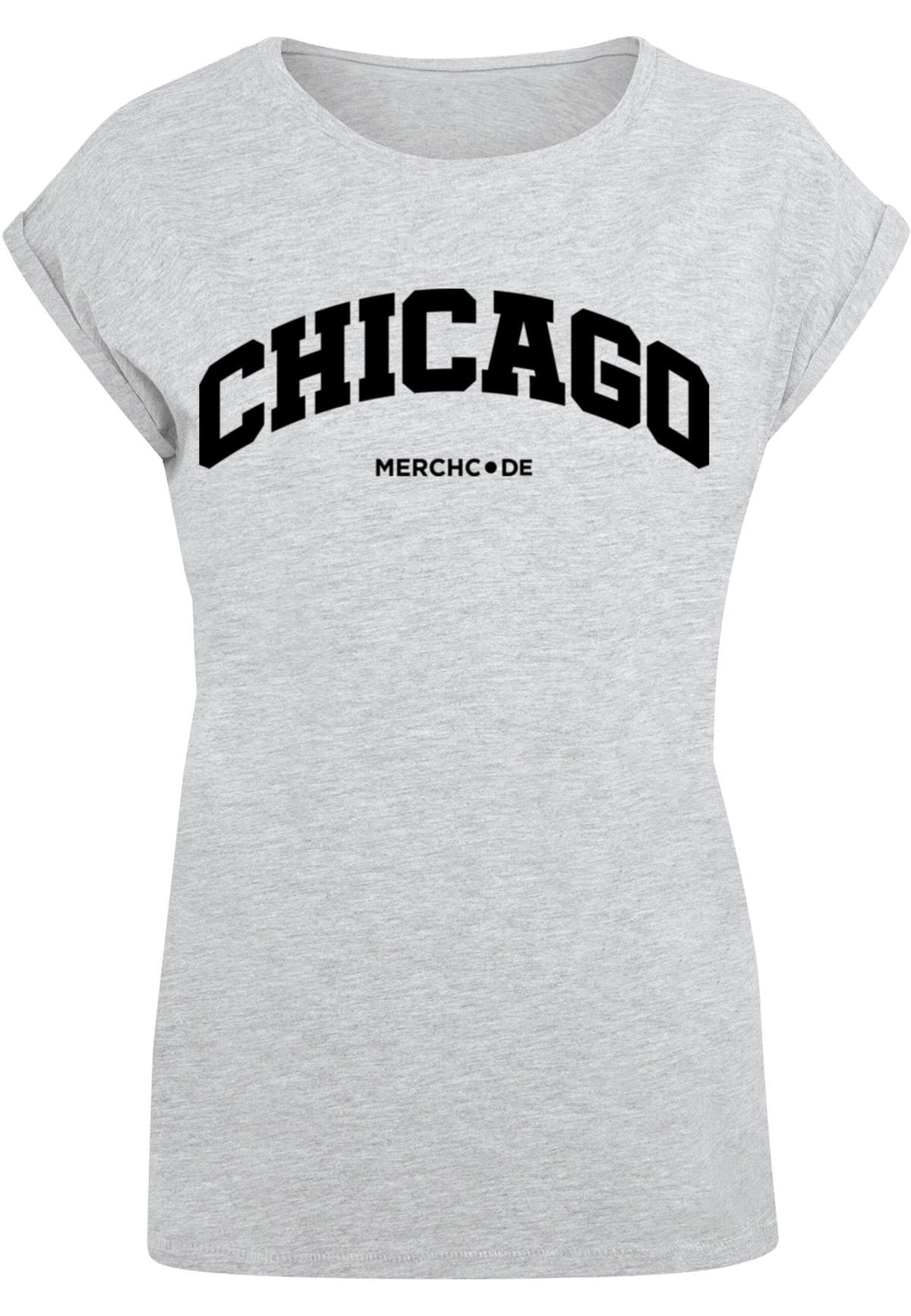 футболка Damen Ladies Chicago Wording - T-Shirt