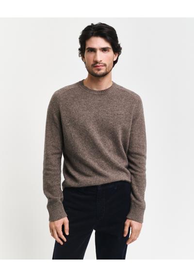 Свитер с круглым вырезом в крапинку WOOL BLEND C-NECK