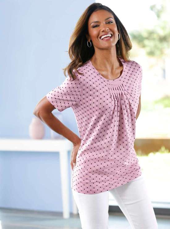 розовый-С рисунком