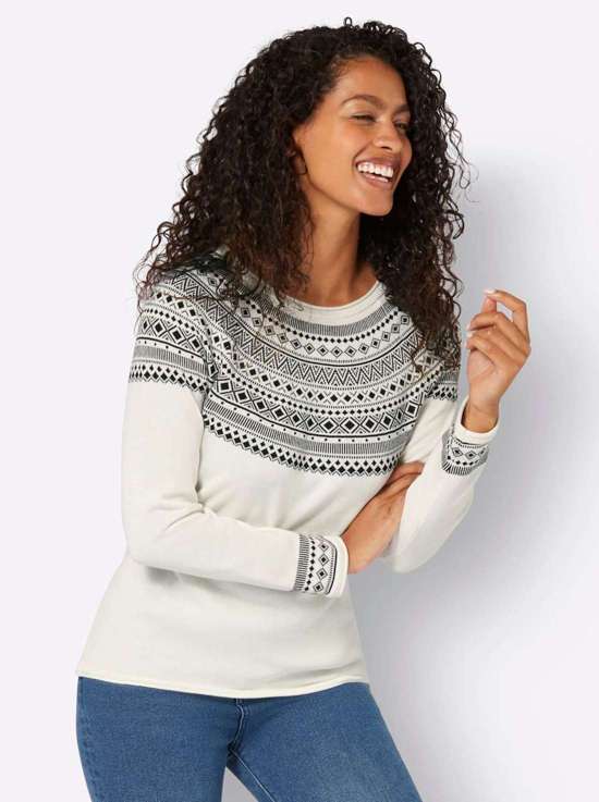 экрю-узорчатый