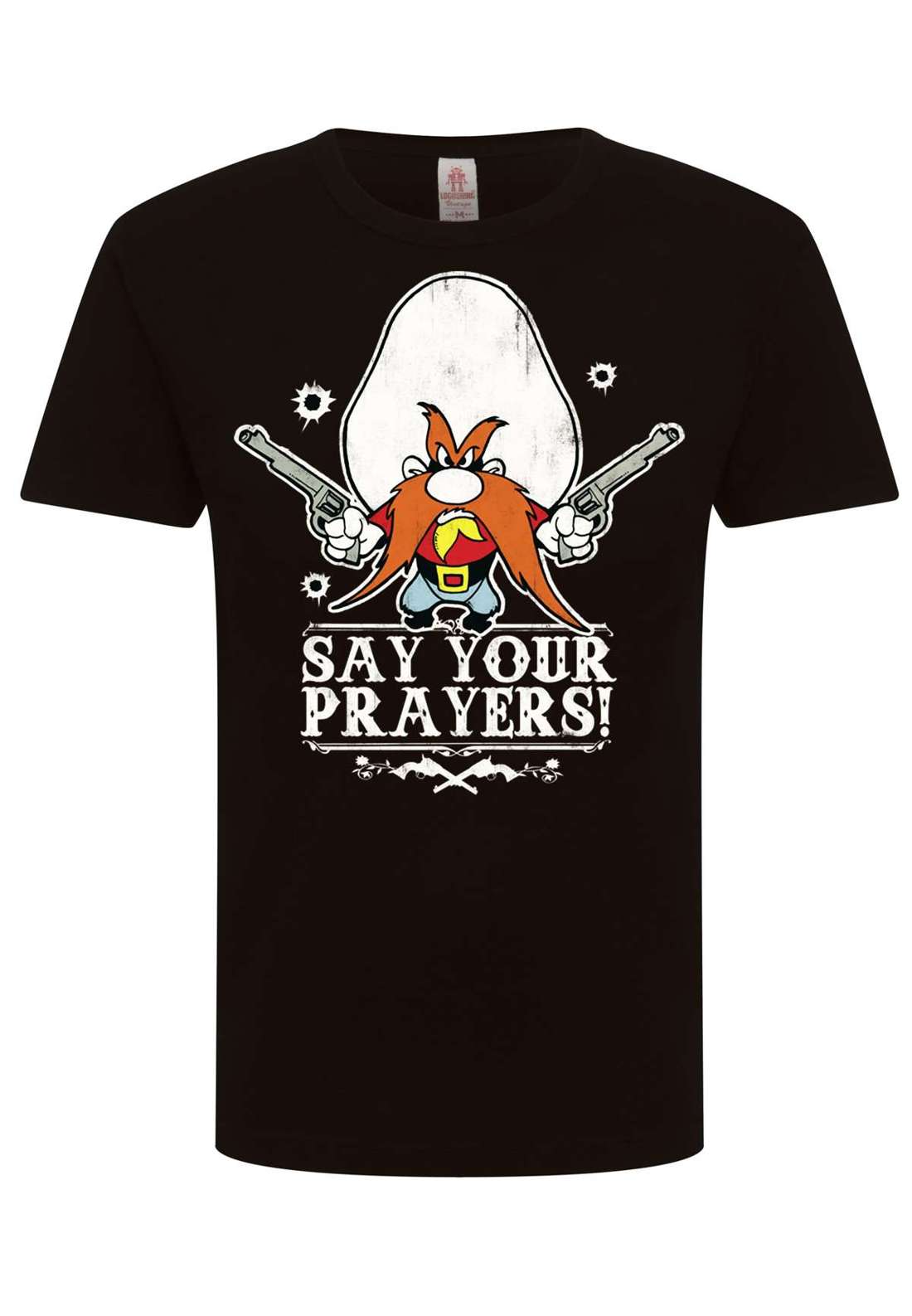 Футболка с классным принтом Looney Tunes - Yosemite - Say Your Prayers