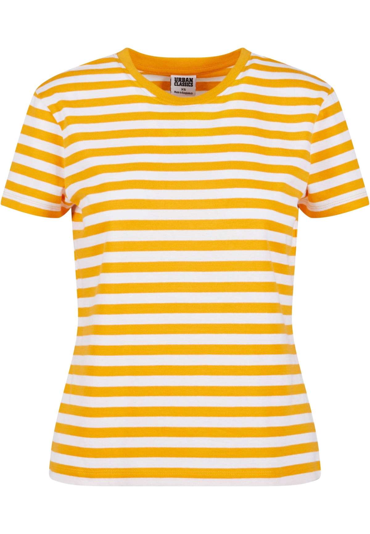 футболка Urban Classics Damen Ladies Regular Striped Tee