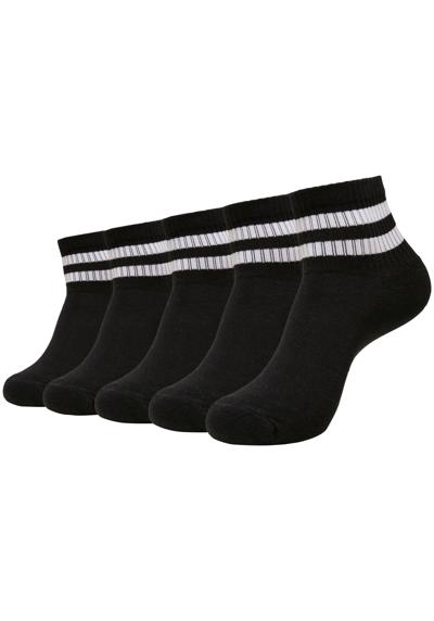 Базовые носки»Urban Classics Unisex Sporty Half Cuff Logo Socks 5-Pack«