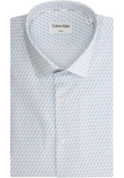 Рубашка с длинным рукавом POPLIN PRINT SLIM SHIRT