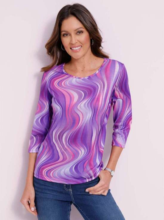 лиловый-фуксия-с рисунком