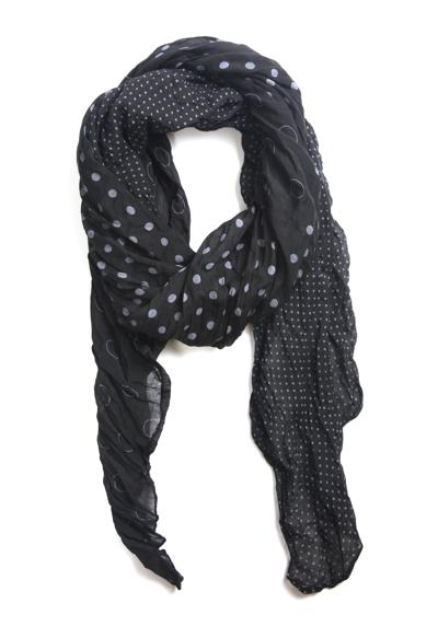 Модный шарф (1 шт.) с красивыми точками разных размеров.