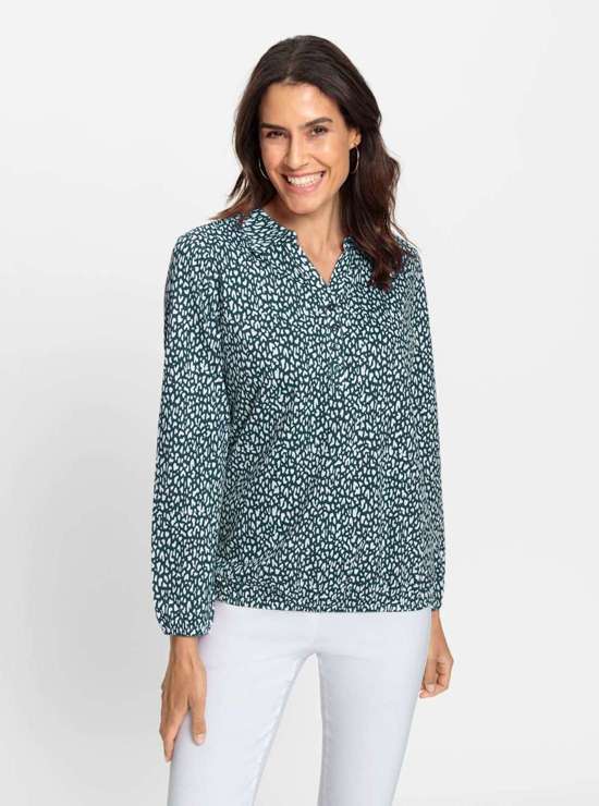 сер.зеленый-белый-с рисунком