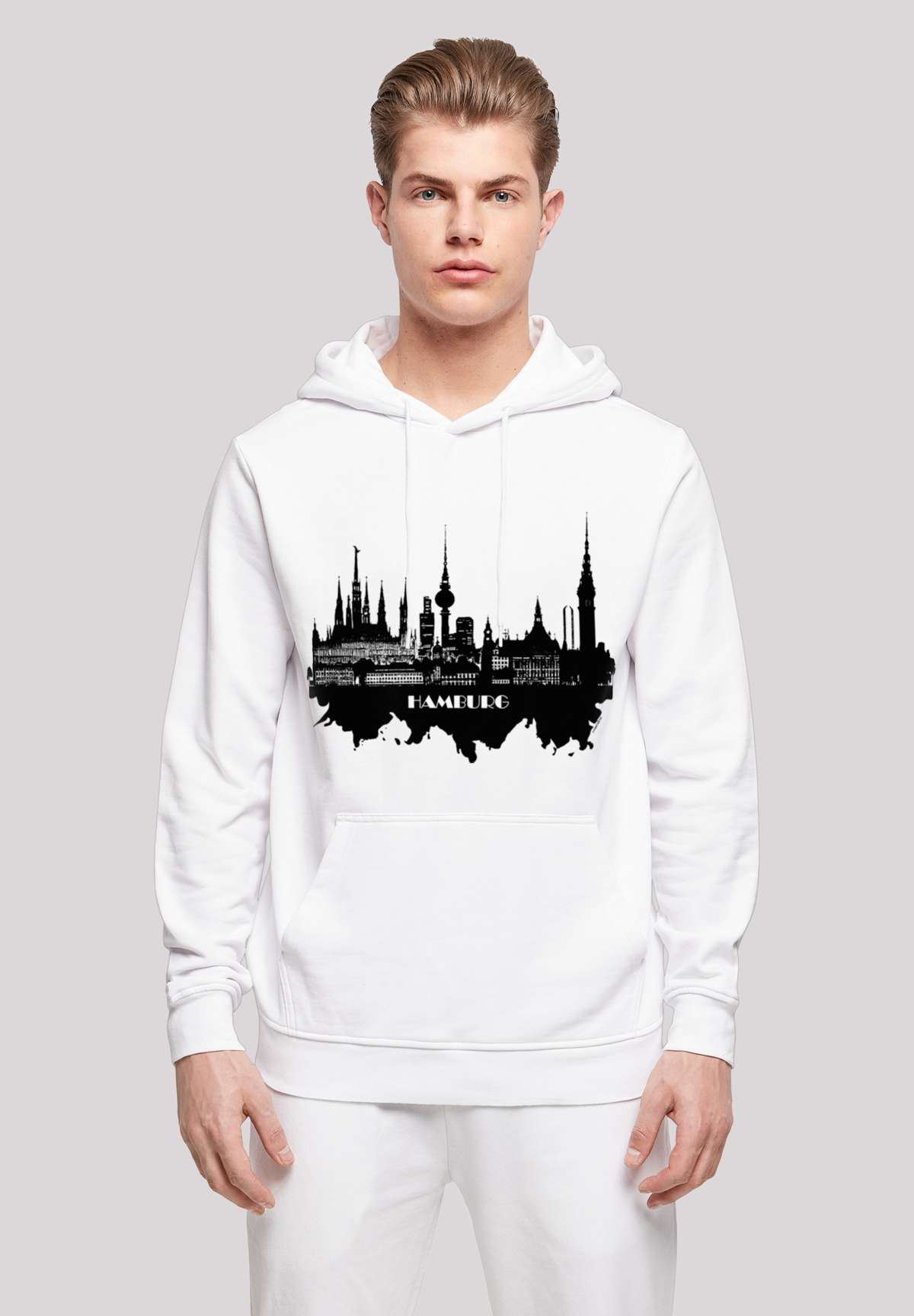 Толстовка с капюшоном Cities Collection - Hamburg skyline