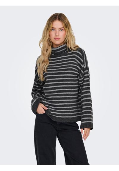 Dark Grey Melange Stripes:Light Grey Melange