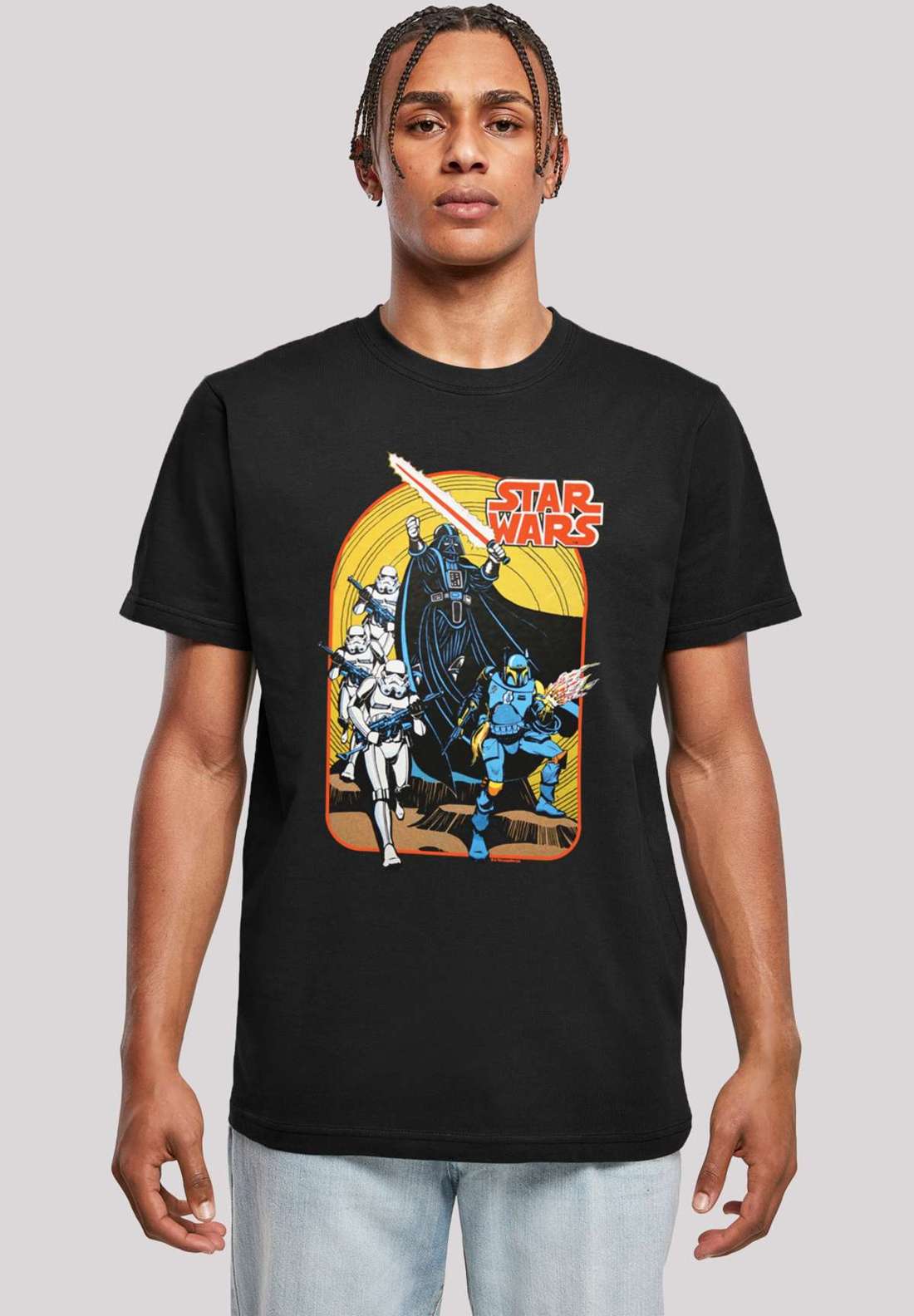 футболка Star Wars Vintage Comic Scene
