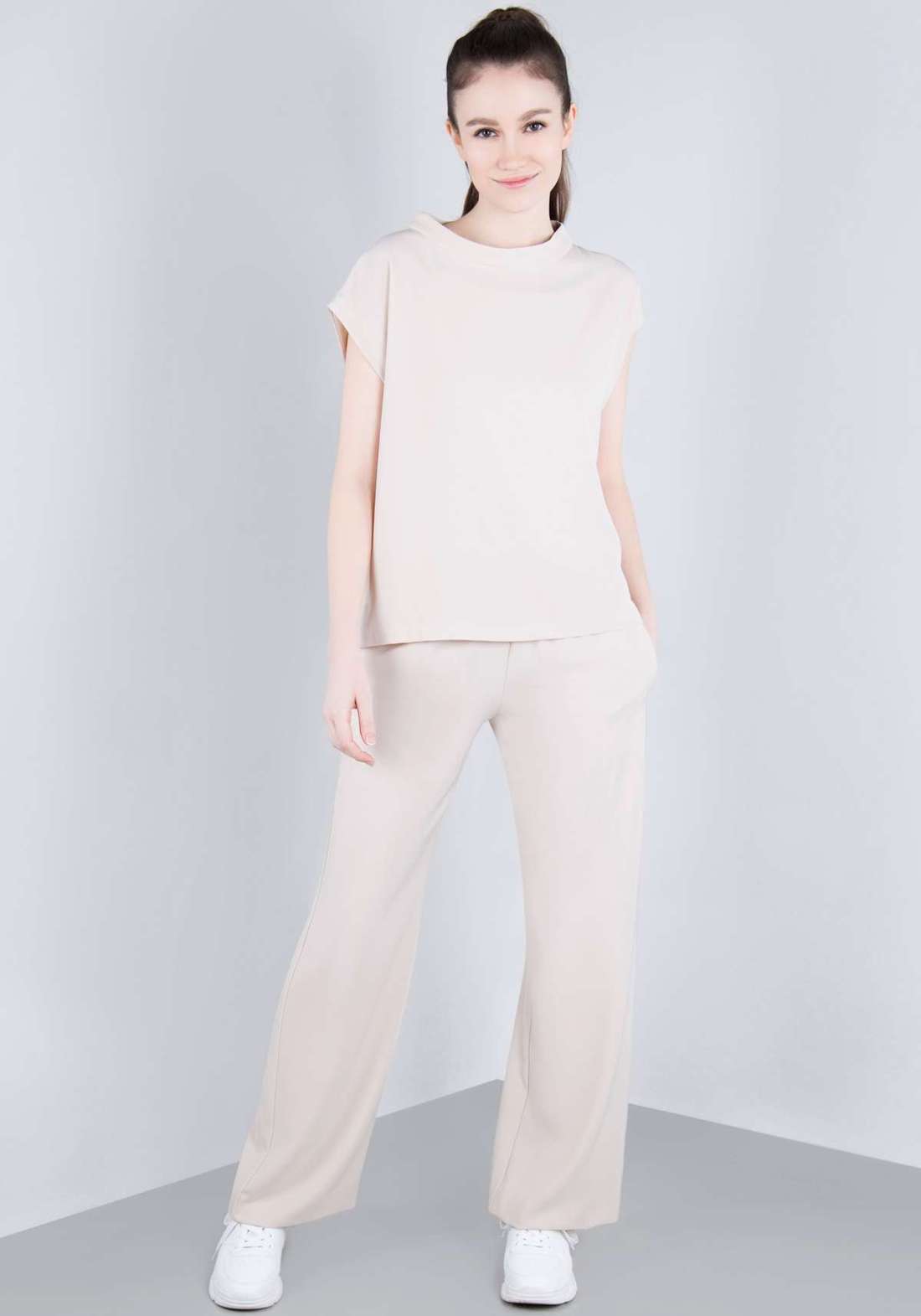 Плиссированные брюки Fliessende, weite Hose mit Gummibund