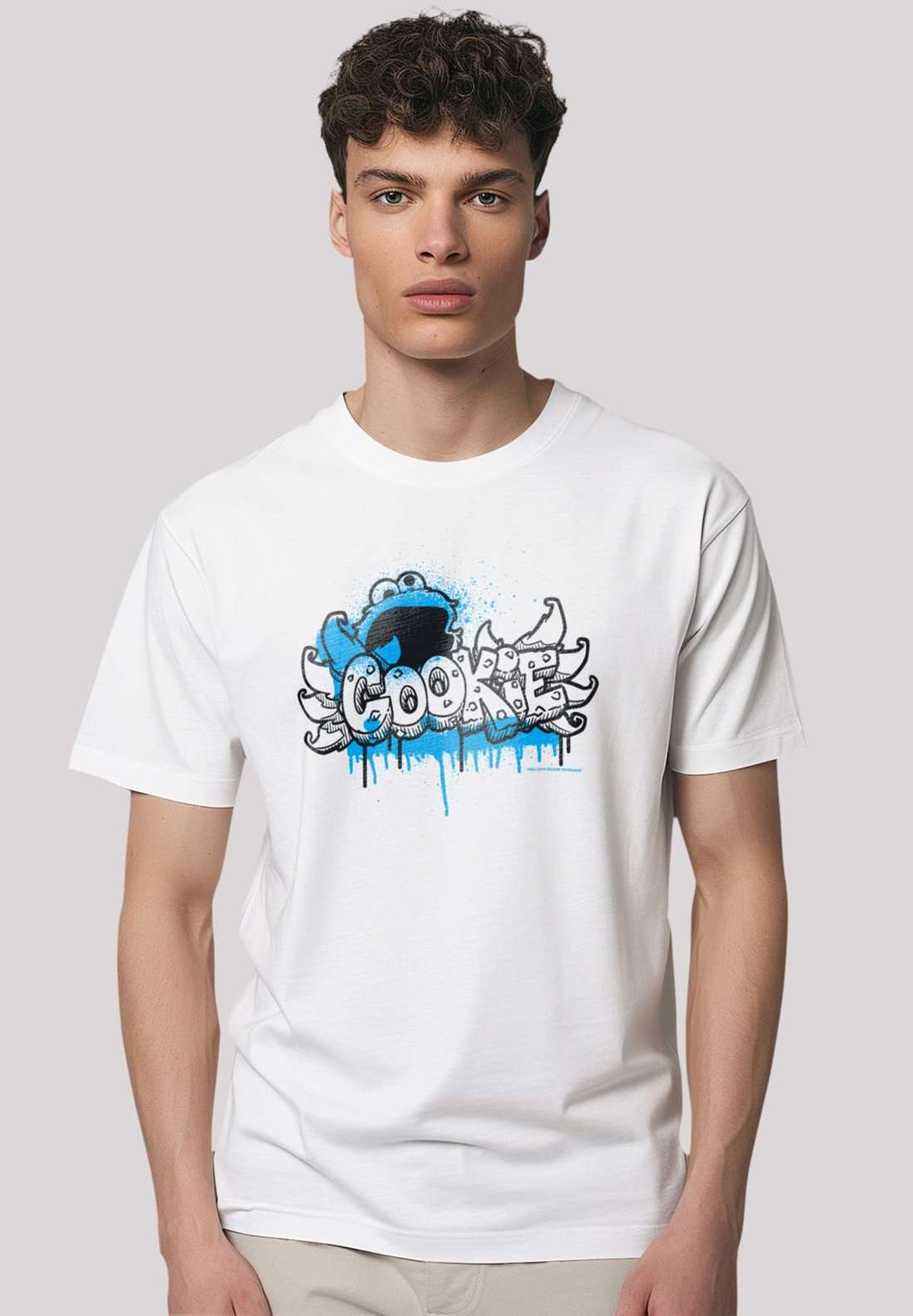 футболка Sesamstraße Cookie Fingers Graffiti