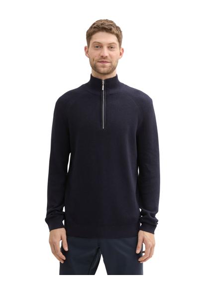 knitted navy melange