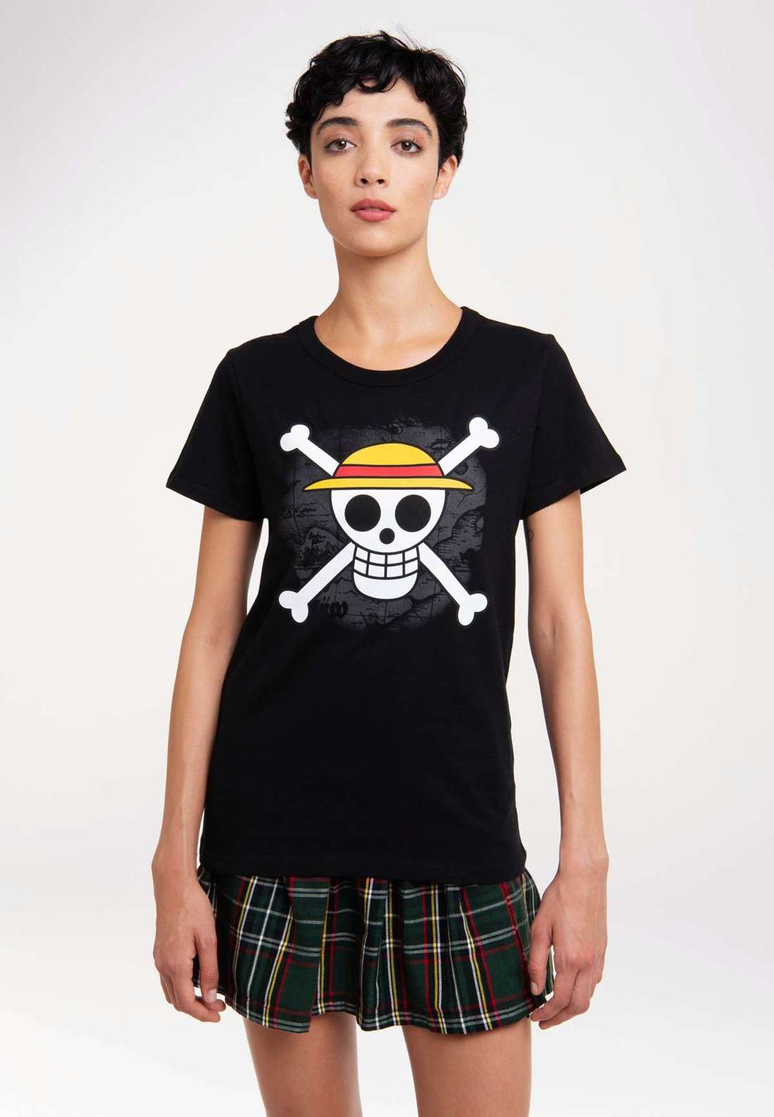 Футболка с лицензионным принтом One Piece - Skull