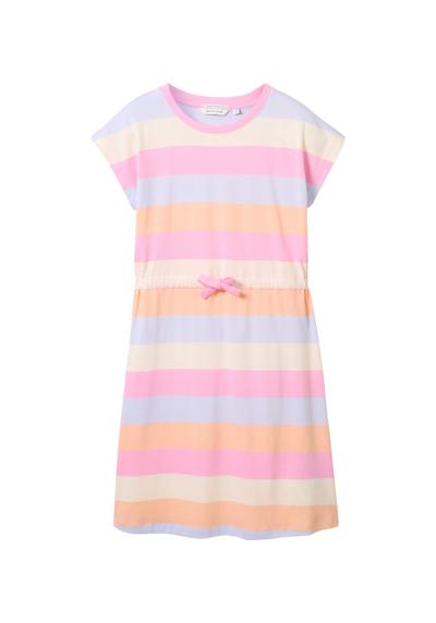 multicolor bold crochet stripe