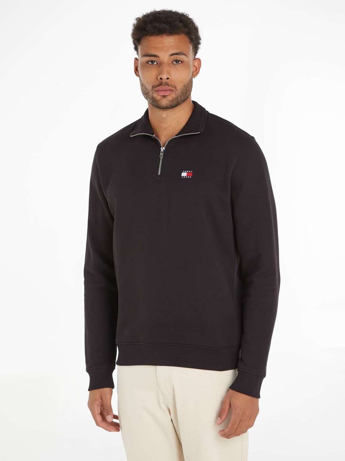 Толстовка с тисненым логотипом TJM REG BADGE 1/4 ZIP EXT