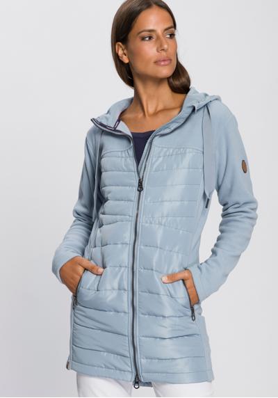 blaugrau (steppjacke aus nachhaltigem material)