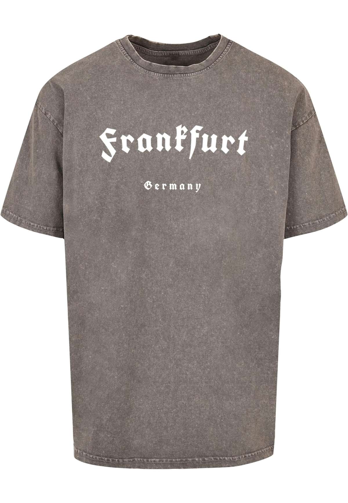 футболка»Herren Frankfurt X Acid Washed Heavy Oversize Tee«