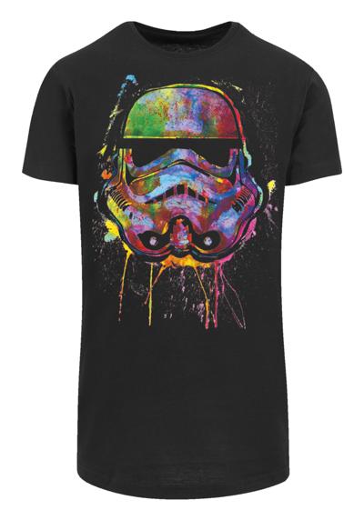 Рубашка с коротким рукавом»Herren Stormtrooper Paint Splats with Shaped Long Tee«