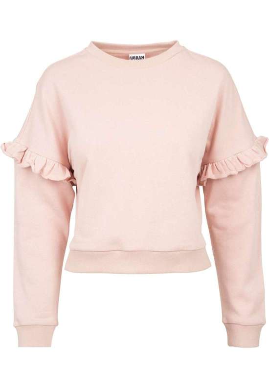 толстовка Urban Classics Damen Ladies Oversize Volant Crewneck