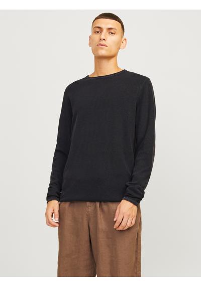 Свитер с круглым вырезом и эффектом потертости.»JJDEAN KNIT CREW NECK AW24«