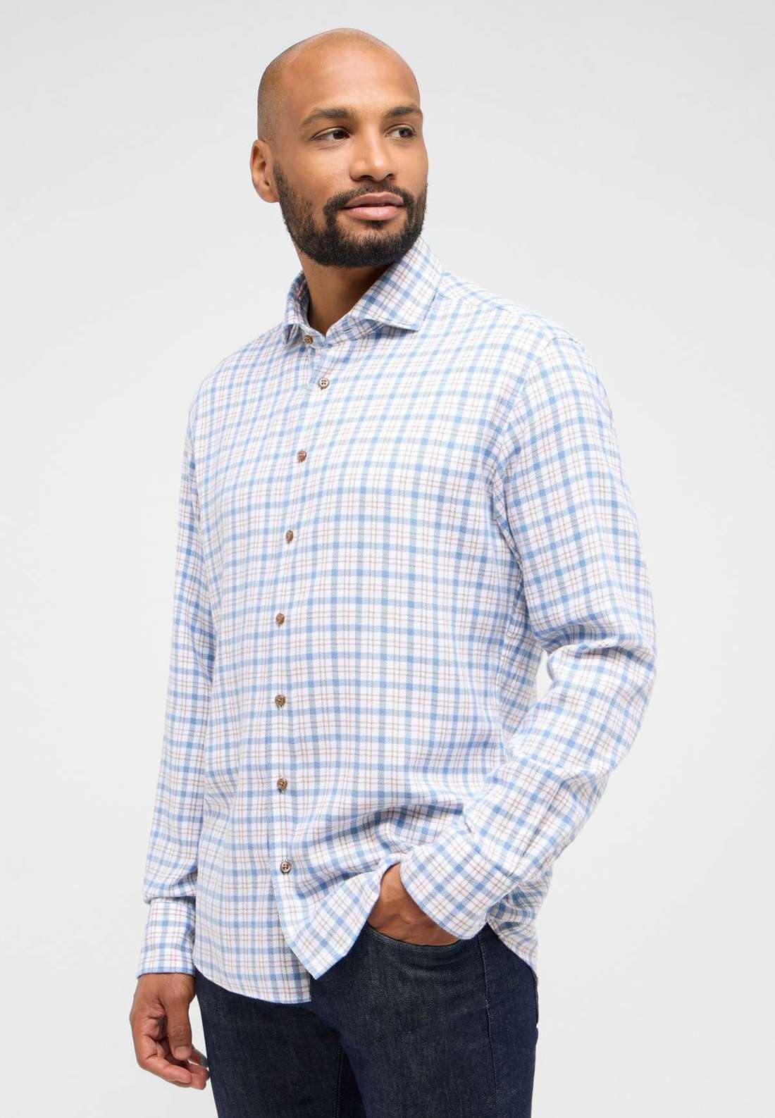 Рубашка с длинным рукавом MODERN FIT
