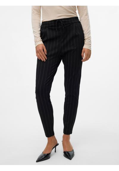 Black Stripes:SNOW WHITE PINSTRIPE