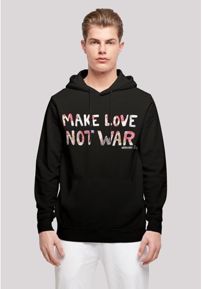 Толстовка с капюшоном»Make Love Not War Floral«