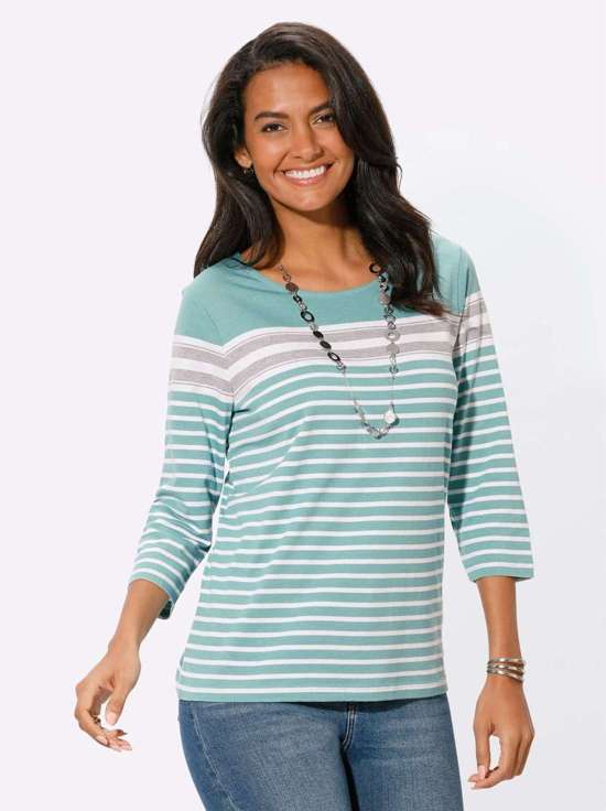 шалфей-экрю-полосатый