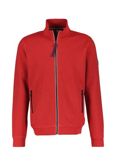 Толстовка LERROS Unifarbene Herren-Sweatjacke