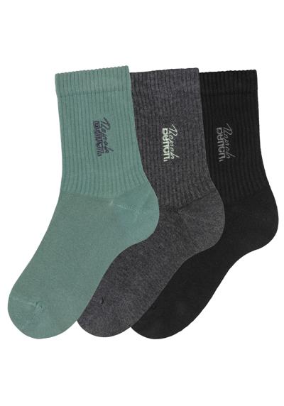 1x schwarz, 1x anthrazit-meliert, 1x pistazie