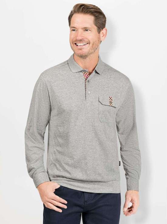 серый меланж