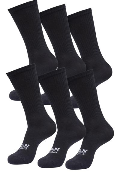 Базовые носки Urban Classics Unisex Simple Flat Knit Socks 6-Pack