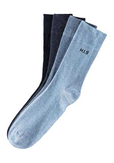 1x marine, 1x jeansblau-meliert, 1x jeans-meliert,