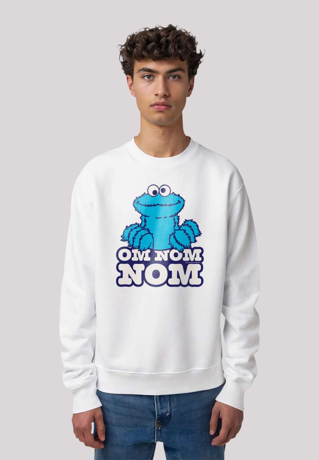 толстовка Sesamstraße Cookie Monster Nom Nom