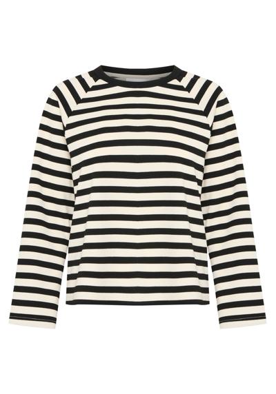 Black/ Almond Milk stripe