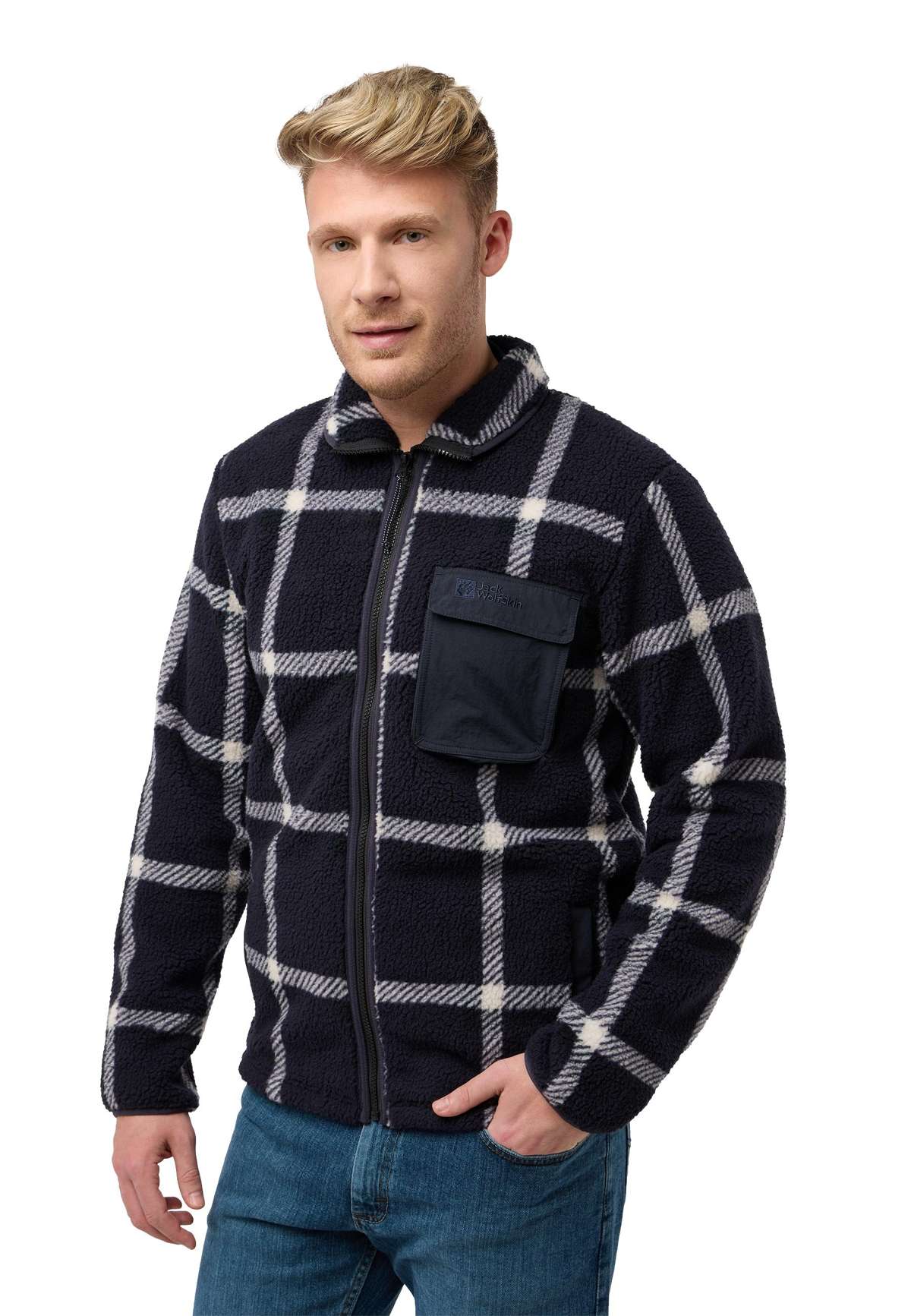 Флисовая куртка»FELSLICHT CHECK JACKET«