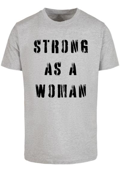 футболка»Unisex WD - Strong As A Woman T-Shirt Round Neck«