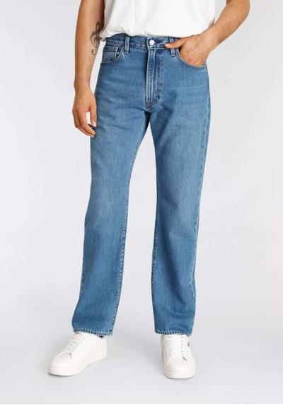 Прямые джинсы с кожаным значком