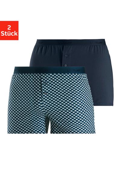 navy bedruckt/ navy uni