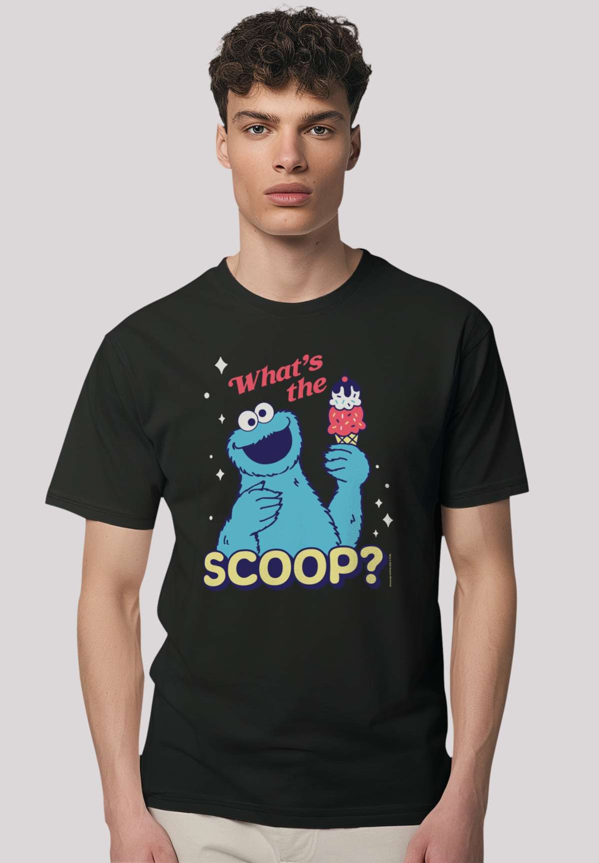 футболка»Sesamstra?e Cookie Monster Scoop«