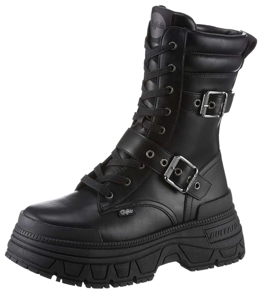 Байкерские ботинки FUSION LACE UP BIKER