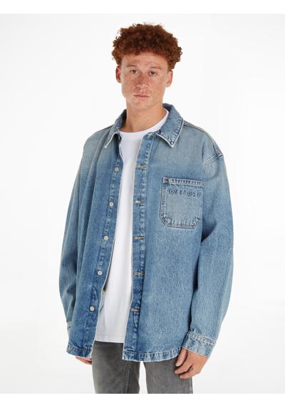 Уличная рубашка с надписью-логотипом AIDEN OVERSHIRT AH7017