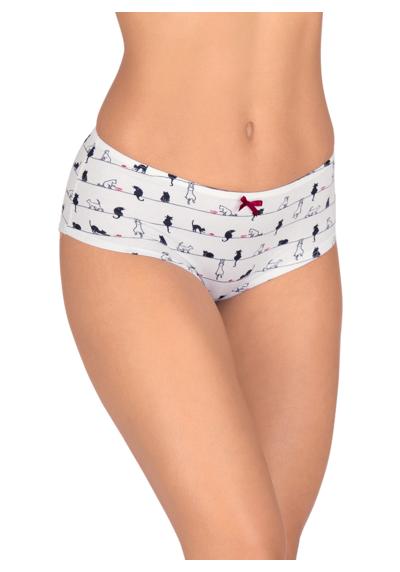 трусики TRIGEMA Hüft-Pants mit Elastikbund und Schleifchen