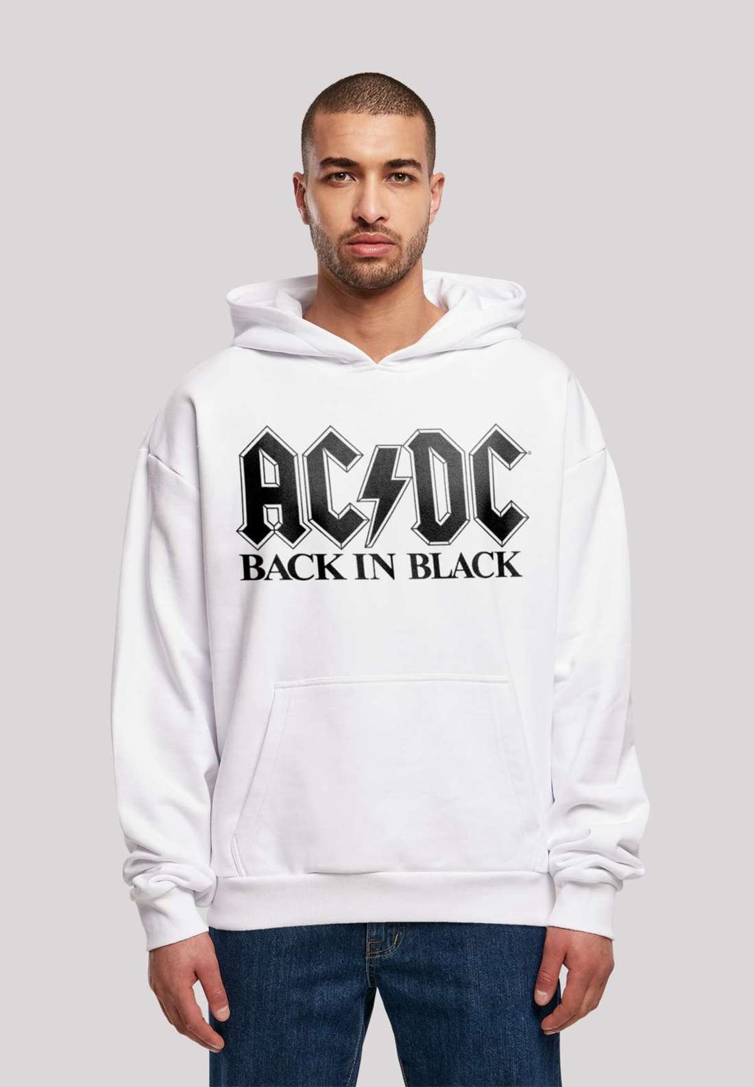 Толстовка с капюшоном ACDC Back In Black Logo