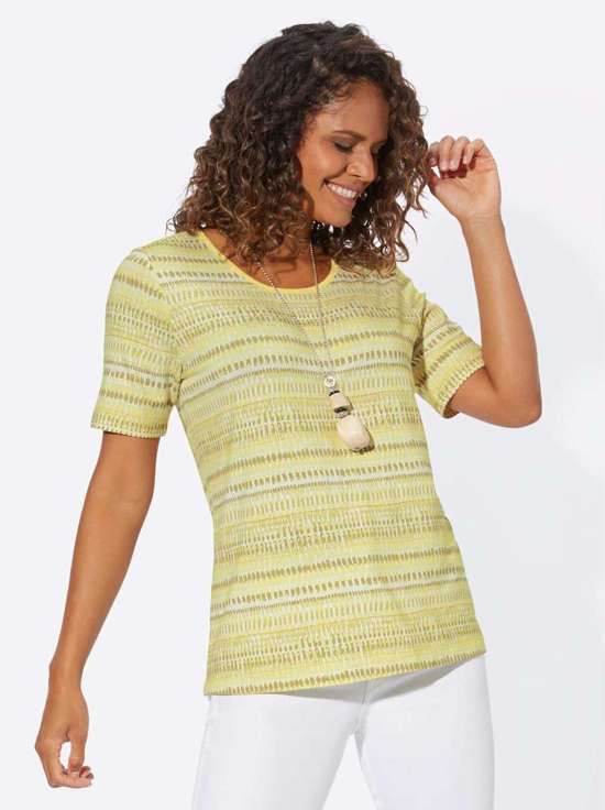 цитрон-экрю-с рисунком