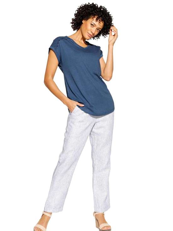 синий джинсовый