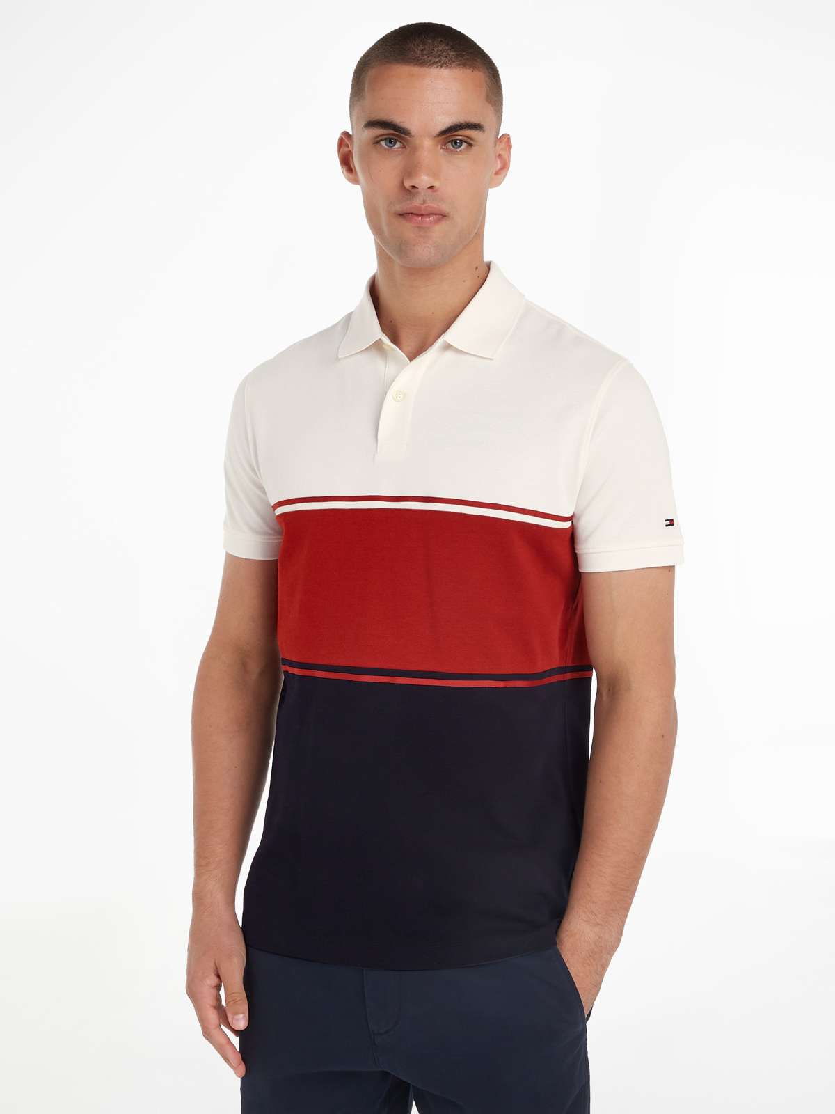 рубашка поло COLORBLOCK REG POLO